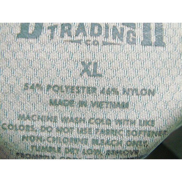 Duluth Trading T-shirt Mens XL Blue Light Teal Heather Side Slit Hem Poly Blend - Picture 4 of 8